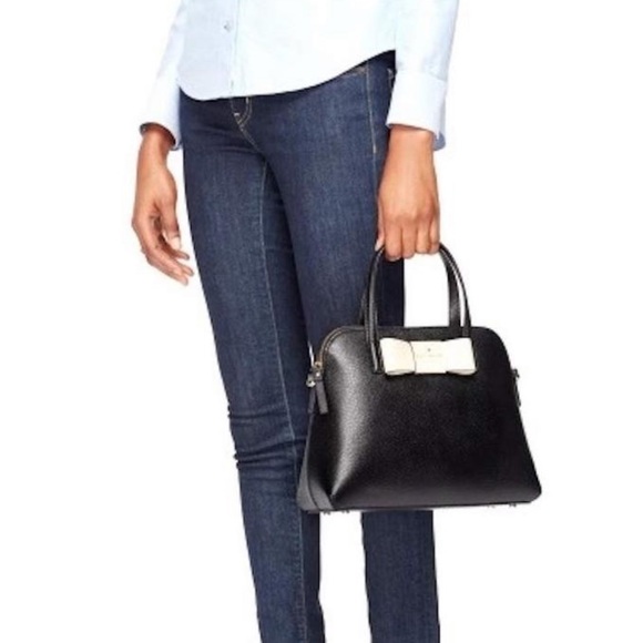 ๐NWT Kate Spade Black Satchel &Crossbody - Picture 5 of 8